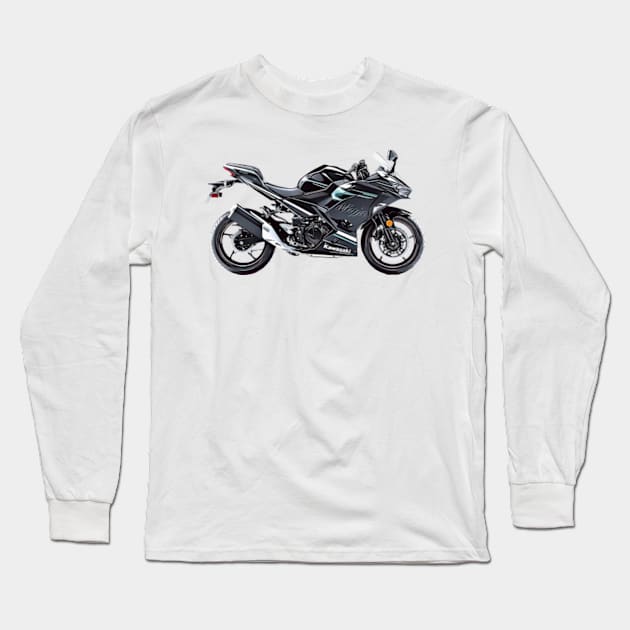 Kawasaki Ninja Long Sleeve T-Shirt by Worldengine